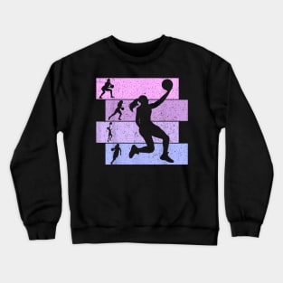 Basketball Girl Women Girls Kids Crewneck Sweatshirt